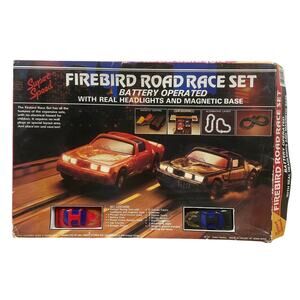 Super Fast Firebird Road Race Set New in Box Untested Vintage 1981 Collectible